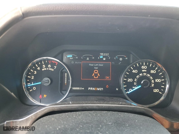 2017 Ford F-150 XL with VIN 1FTEW1EF0HFA18031, listed as a Copart auction lot 51088865 with 183,555 mi miles and Salvage Title. Bid and sale history available at carsss.com. Image 9.