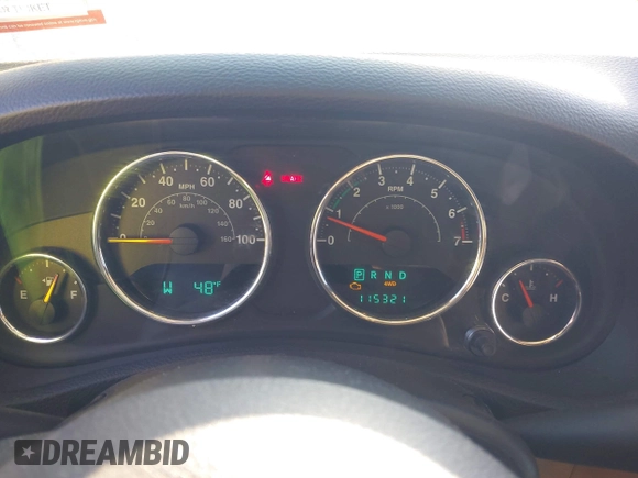 2013 Jeep Wrangler Unlimited Sahara with VIN 1C4BJWEG3DL658530, listed as a IAAI auction lot 41421006 with 115,321 mi miles and . Bid and sale history available at DreamBid. Image 7.