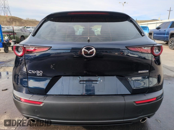 2021 Mazda CX-30 S with VIN 3MVDMBAL0MM252715, listed as a Copart auction lot 49501665 with 45,345 mi miles and Salvage Title. Bid and sale history available at carsss.com. Image 6.