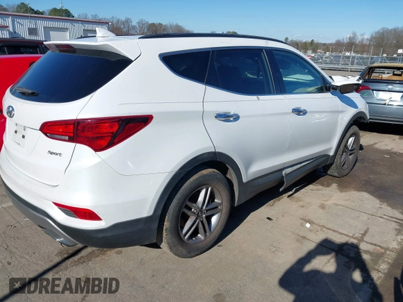 2017 Hyundai Santa Fe Sport 2.4L with VIN 5NMZU3LB8HH010930, listed as a IAAI auction lot 41201194 with 1 mi miles. Bid and sale history available at carsss.com. Image 4.