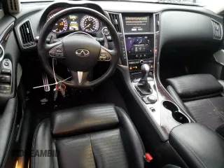 2017 Infiniti Q50 3.0t Signature Edition with VIN JN1EV7ARXHM841053, listed as a Copart auction lot 43552075 with 74,034 mi miles and Clean Title. Bid and sale history available at carsss.com. Image 8.