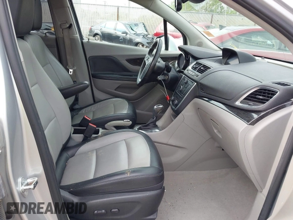 2016 Buick Encore Leather with VIN KL4CJCSB8GB716681, listed as a IAAI auction lot 42151311 with 55,772 mi miles and . Bid and sale history available at DreamBid. Image 5.
