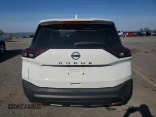 2021 Nissan Rogue S with VIN 5N1AT3AA3MC807472, listed as a Copart auction lot 52054225 with 47,322 mi miles and Salvage title. Bid and sale history available at DreamBid. Image 6.
