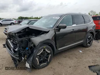 2023 Kia Telluride EX z VIN 5XYP34GC7PG348752, wystawiony jako Copart lot #50497765 z przebiegiem 43 594 mil mil oraz Szkoda całkowita • Salvage title. Historia ofert i sprzedaży dostępna na DreamBid. Obrazek 1.