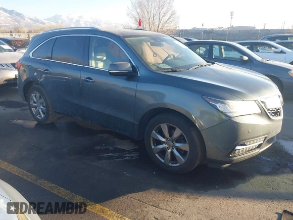 2016 Acura MDX w/Advance with VIN 5FRYD4H91GB016008, listed as a IAAI auction lot 41422436 with 1 mi miles. Bid and sale history available at carsss.com. Image 1.