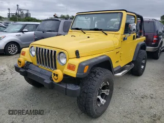 2002 Jeep Wrangler Sport with VIN 1J4FA49S12P746058, listed as a Copart auction lot 75060604 with Not Provided miles and Non Repairable. Bid and sale history available at carsss.com. Image 1.