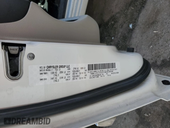 2013 Chrysler Town & Country Touring with VIN 2C4RC1BG4DR683105, listed as a Copart auction lot 48490885 with 141,845 mi miles and Salvage Title. Bid and sale history available at DreamBid. Image 13.