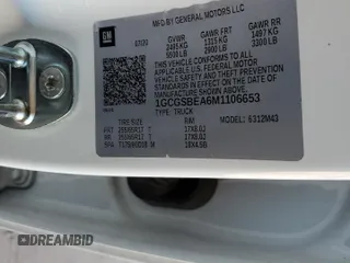2021 Chevrolet Colorado 2WD Work Truck z VIN 1GCGSBEA6M1106653, wystawiony jako Copart lot #56607495 z przebiegiem 83 978 mil mil oraz Szkoda całkowita • Salvage title. Historia ofert i sprzedaży dostępna na DreamBid. Obrazek 12.