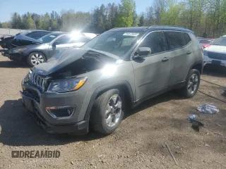 2019 Jeep Compass Limited with VIN 3C4NJDCB5KT693452, listed as a Copart auction lot 54512635 with 95,973 mi miles and Salvage title. Bid and sale history available at DreamBid. Image 1.