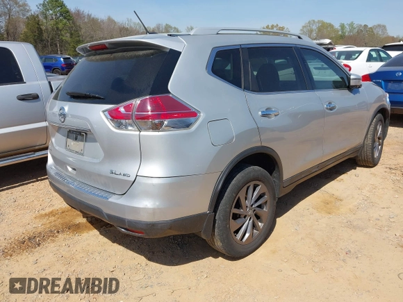 2016 Nissan Rogue SV with VIN 5N1AT2MV9GC745296, listed as a IAAI auction lot 41913694 with 145,192 mi miles and . Bid and sale history available at DreamBid. Image 4.