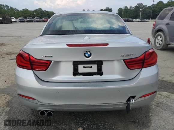 2018 BMW 4 Series 430i xDrive with VIN WBA4Z3C58JEC48792, listed as a Copart auction lot 66750814 with 75,648 mi miles and Salvage Title. Bid and sale history available at DreamBid. Image 6.
