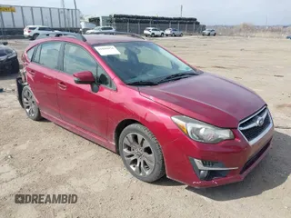 2015 Subaru Impreza Special Sports Premium с VIN JF1GPAT60FH244697, выставлен на аукционе IAAI как лот 41805054 с пробегом 101 800 миль миль и . История ставок и продаж доступна на DreamBid. Изображение 1.