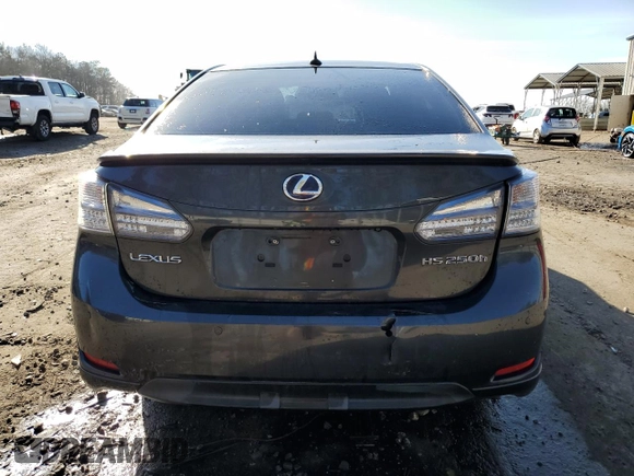 2010 Lexus HS 250h with VIN JTHBB1BA2A2000391, listed as a Copart auction lot 42598355 with 149,008 mi miles and Salvage Title. Bid and sale history available at DreamBid. Image 6.