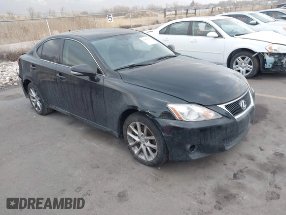 2011 Lexus IS 250 with VIN JTHCF5C20B5046664, listed as a IAAI auction lot 41493227 with 185,932 mi miles and . Bid and sale history available at DreamBid. Image 1.