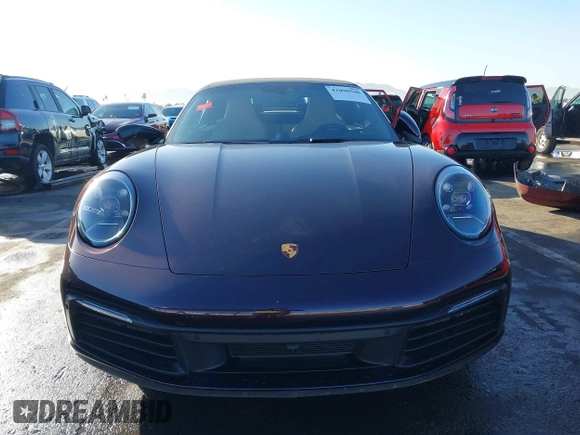 2021 Porsche 911 Carrera S with VIN WP0CB2A96MS249008, listed as a IAAI auction lot 41098590 with 13,304 mi miles. Bid and sale history available at carsss.com. Image 12.