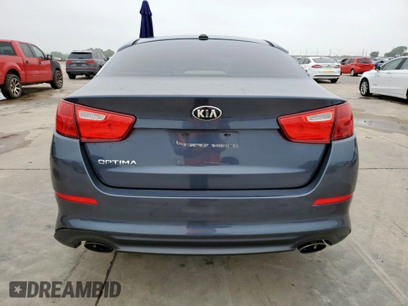 2015 Kia Optima LX with VIN 5XXGM4A76FG383391, listed as a Copart auction lot 55322155 with 168,430 mi miles and Salvage Title. Bid and sale history available at carsss.com. Image 6.