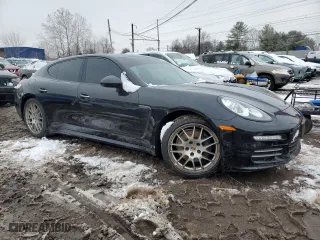 2014 Porsche Panamera with VIN WP0AA2A70EL005374, listed as a Copart auction lot 44396795 with 78,414 mi miles and Salvage Title. Bid and sale history available at carsss.com. Image 4.