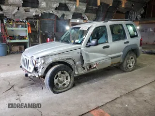2005 Jeep Liberty Sport with VIN 1J4GL48K55W578919, listed as a Copart auction lot 50951615 with 153,716 mi miles and Salvage Title. Bid and sale history available at carsss.com. Image 1.