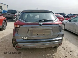 2024 Nissan Kicks S with VIN 3N1CP5BV2RL537969, listed as a Copart auction lot 45606845 with 10,257 mi miles and Salvage Title. Bid and sale history available at carsss.com. Image 6.