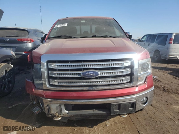 2013 Ford F-150 XL with VIN 1FTFW1ET0DKG42665, listed as a Copart auction lot 48795415 with 167,865 mi miles and Salvage Title. Bid and sale history available at carsss.com. Image 5.