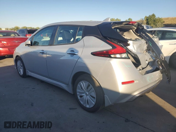 2025 Nissan LEAF S with VIN 1N4AZ1BV0SC560195, listed as a Copart auction lot 73803714 with 1,728 mi miles and Salvage Title. Bid and sale history available at carsss.com. Image 2.