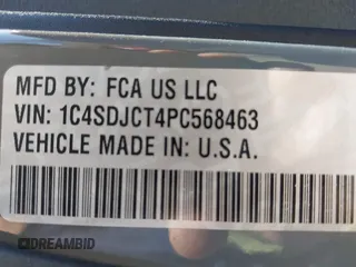 2023 Dodge Durango R/T Plus с VIN 1C4SDJCT4PC568463, выставлен на аукционе IAAI как лот 42125380 с пробегом 77 963 миль миль и . История ставок и продаж доступна на DreamBid. Изображение 9.