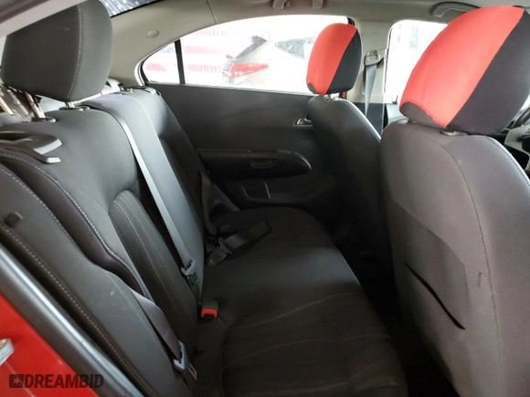 2017 Chevrolet Sonic LT with VIN 1G1JD5SH7H4120058, listed as a Copart auction lot 45819815 with 0 mi miles and Non Repairable. Bid and sale history available at carsss.com. Image 10.
