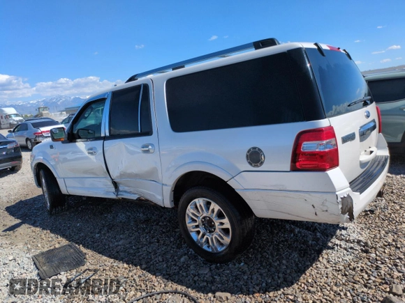 2011 Ford Expedition Max Limited with VIN 1FMJK2A56BEF11203, listed as a Copart auction lot 55809325 with 169,817 mi miles and Salvage title. Bid and sale history available at DreamBid. Image 2.