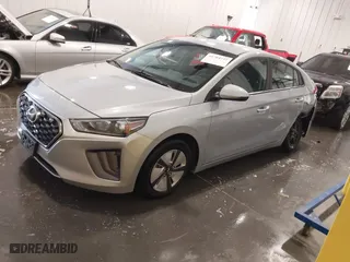 2022 Hyundai Ioniq Hybrid Blue with VIN KMHC65LC8NU280566, listed as a IAAI auction lot 41784737 with 51,229 mi miles. Bid and sale history available at carsss.com. Image 18.