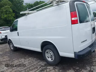 2017 Chevrolet Express Cargo with VIN 1GCWGAFF7H1345734, listed as a IAAI auction lot 42438389 with 184,130 mi miles and . Bid and sale history available at DreamBid. Image 3.