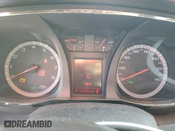 2013 GMC Terrain SLT with VIN 2GKFLUE36D6407026, listed as a Copart auction lot 42015045 with 170,042 mi miles and Salvage Title. Bid and sale history available at carsss.com. Image 9.