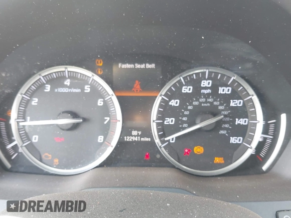 2016 Acura MDX with VIN 5FRYD3H25GB009186, listed as a IAAI auction lot 41720733 with 122,941 mi miles. Bid and sale history available at carsss.com. Image 7.