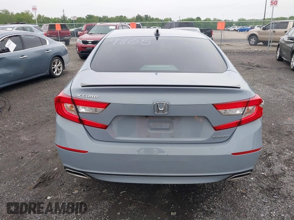 2021 Honda Accord Sport with VIN 1HGCV1F38MA099805, listed as a IAAI auction lot 42251724 with 78,645 mi miles and . Bid and sale history available at DreamBid. Image 16.