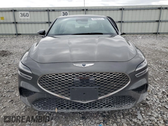 2023 Genesis G70 2.0T with VIN KMTG34TA7PU124188, listed as a Copart auction lot 48004345 with 30,599 mi miles and Salvage Title. Bid and sale history available at carsss.com. Image 5.