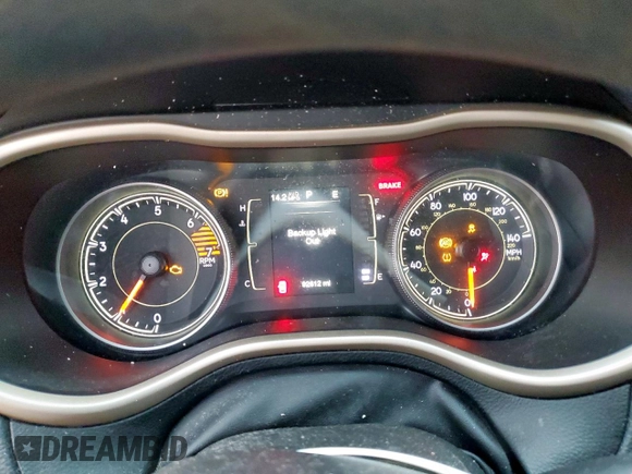 2016 Jeep Cherokee Sport with VIN 1C4PJLAB7GW347846, listed as a Copart auction lot 58620435 with 92,612 mi miles and Salvage title. Bid and sale history available at DreamBid. Image 9.