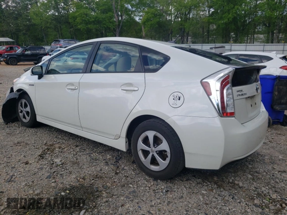2015 Toyota Prius Four with VIN JTDKN3DU6F0466758, listed as a Copart auction lot 52702955 with 58,595 mi miles and Salvage Title. Bid and sale history available at DreamBid. Image 2.