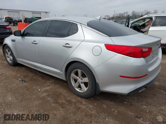 2014 Kia Optima LX z VIN KNAGM4A73E5495744, wystawiony jako IAAI lot #41823853 z przebiegiem 212 900 mil mil oraz . Historia ofert i sprzedaży dostępna na DreamBid. Obrazek 3.