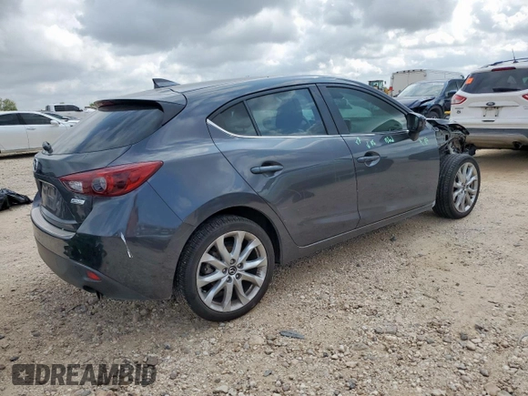 2015 Mazda 3 S Grand Touring с VIN JM1BM1M35F1275518, выставлен на аукционе Copart как лот 59630635 с пробегом 44 972 миль миль и Списание • Salvage title. История ставок и продаж доступна на DreamBid. Изображение 3.