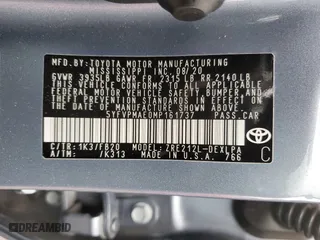2021 Toyota Corolla LE with VIN 5YFVPMAE0MP161737, listed as a Copart auction lot 44370225 with 51,572 mi miles and Salvage Title. Bid and sale history available at carsss.com. Image 14.