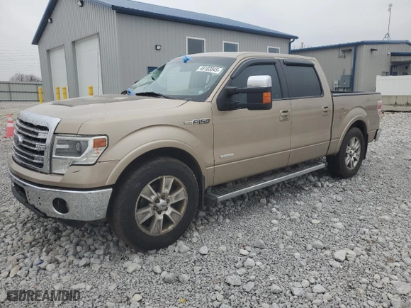 2013 Ford F-150 XL with VIN 1FTFW1CT9DFC48108, listed as a Copart auction lot 45103845 with 206,046 mi miles and Salvage Title. Bid and sale history available at carsss.com. Image 1.