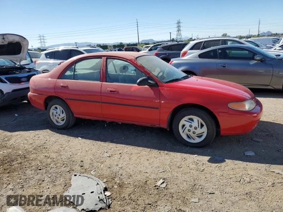 1999 Ford Escort LX with VIN 1FAFP10P5XW228873, listed as a Copart auction lot 80167314 with 68,830 mi miles and Clean Title. Bid and sale history available at DreamBid. Image 4.