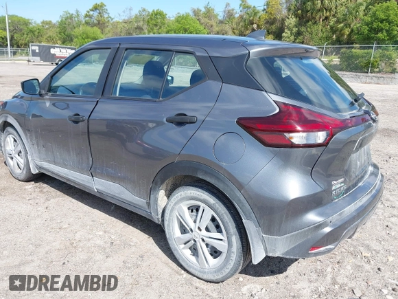 2023 Nissan Kicks S with VIN 3N1CP5BV7PL500767, listed as a IAAI auction lot 41912515 with 23,119 mi miles. Bid and sale history available at carsss.com. Image 3.