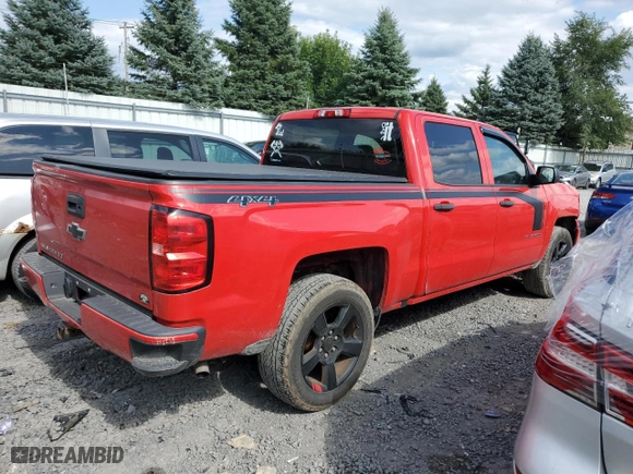 2018 Chevrolet Silverado 1500 Custom with VIN 3GCUKPEC7JG208655, listed as a Copart auction lot 66570414 with 0 mi miles and Salvage Title. Bid and sale history available at carsss.com. Image 3.