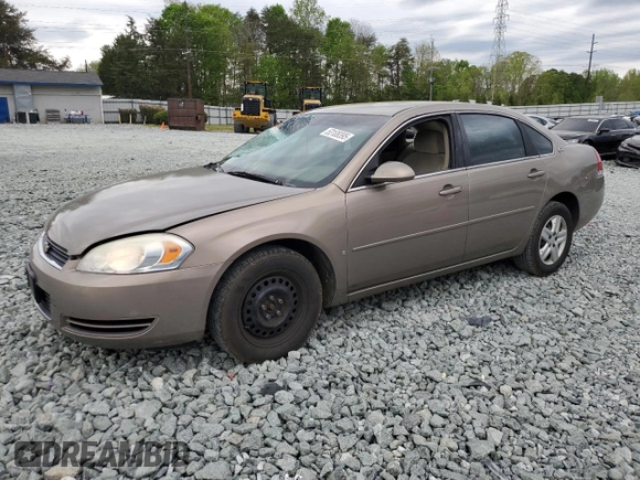 2007 Chevrolet Impala LS with VIN 2G1WB58KX79354382, listed as a Copart auction lot 53108395 with 237,892 mi miles and Salvage Title. Bid and sale history available at DreamBid. Image 1.