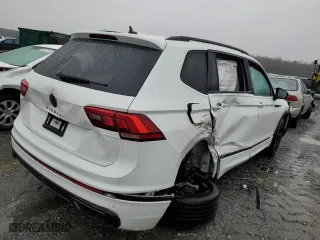2023 Volkswagen Tiguan SE R-Line Black with VIN 3VVCB7AX7PM012828, listed as a Copart auction lot 45145365 with 44,254 mi miles and Salvage Title. Bid and sale history available at carsss.com. Image 3.