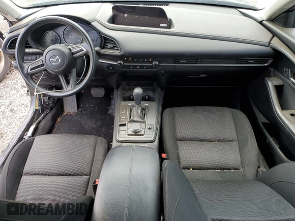 2023 Mazda CX-30 S with VIN 3MVDMBAM6PM549095, listed as a Copart auction lot 53027665 with 53,804 mi miles and Salvage title. Bid and sale history available at DreamBid. Image 8.
