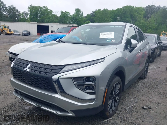 2024 Mitsubishi Eclipse Cross SE with VIN JA4ATWAA2RZ043201, listed as a IAAI auction lot 42103586 with 24,968 mi miles and . Bid and sale history available at DreamBid. Image 16.