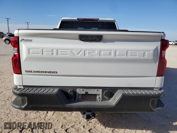 2022 Chevrolet Silverado 1500 Work Truck with VIN 1GCRDAED1NZ506131, listed as a Copart auction lot 44054255 with 103,083 mi miles and Clean Title. Bid and sale history available at DreamBid. Image 6.