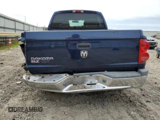 2006 Dodge Dakota SLT with VIN 1D7HW48K36S534305, listed as a Copart auction lot 50949035 with 185,537 mi miles and Salvage Title. Bid and sale history available at carsss.com. Image 6.