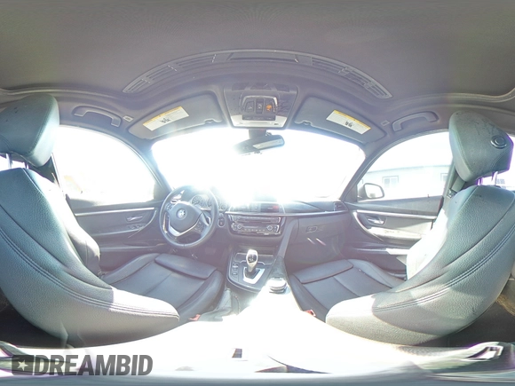 2017 BMW 3 Series 330i xDrive with VIN WBA8D9C57HK678308, listed as a Copart auction lot 54621445 with 92,654 mi miles and Salvage title. Bid and sale history available at DreamBid. Image 14.